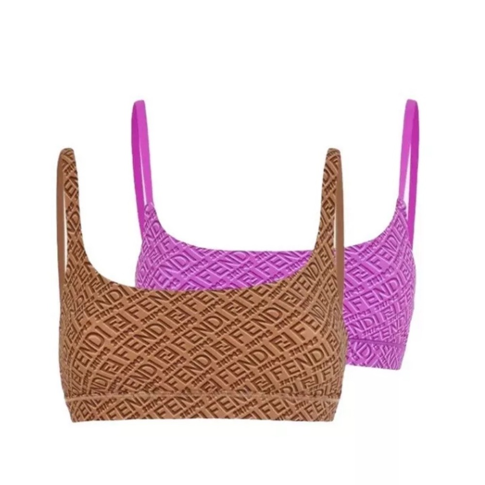 FENDI X SKIMS Bralette Scoop Bra 2 Pack